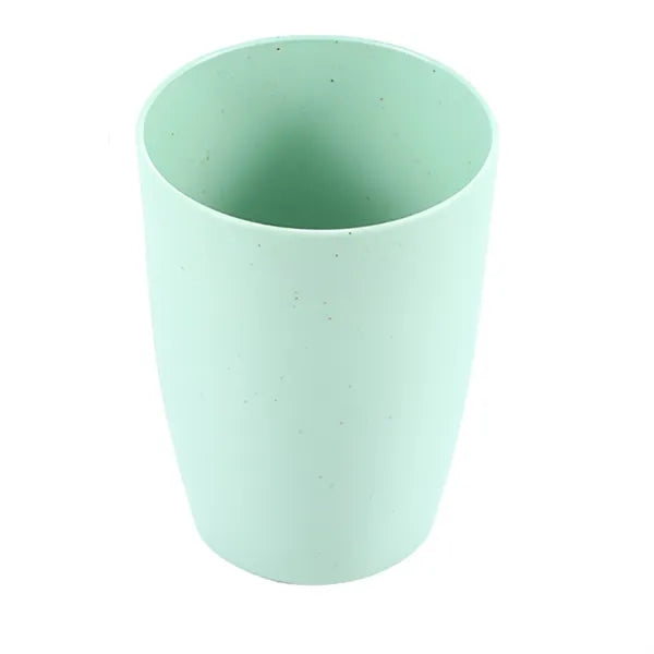 Full Color 15OZ Wheat Straw Plastic Mouthwash Cup
