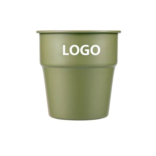 10 Oz. Stackable Stainless Steel Drinking Cup