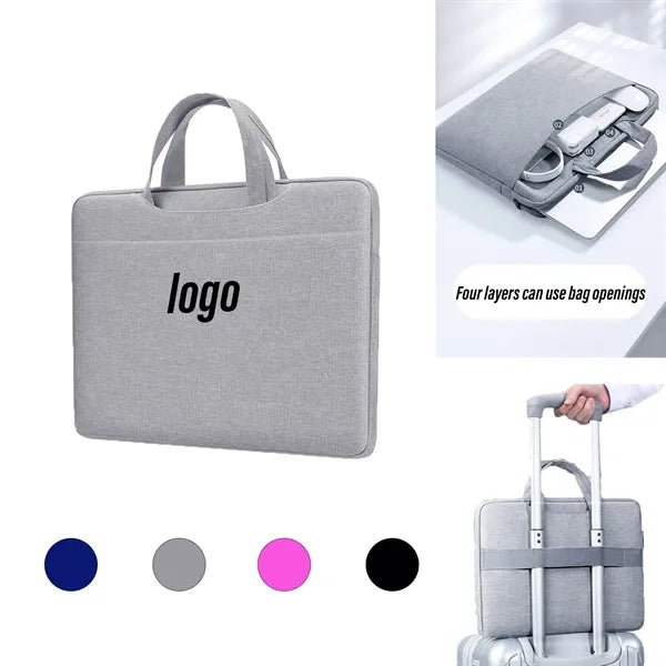 Lightweight Laptop Bag with Detachable Shoulder Strap