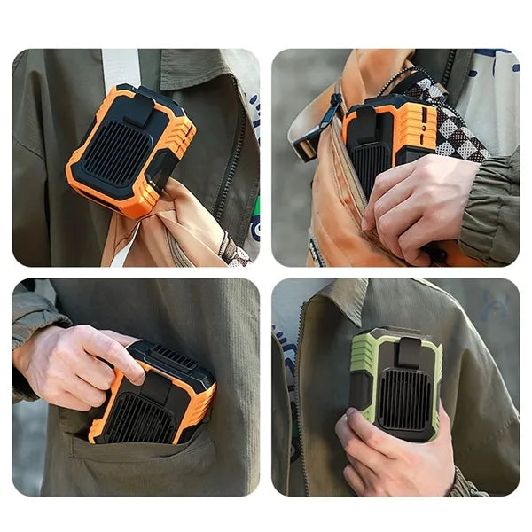 4000 mAh Rechargeable Waist Clip Fan