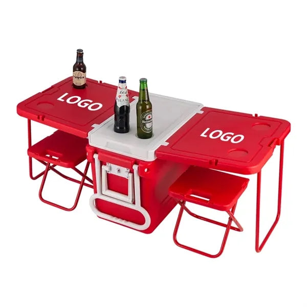 Multi-Functional Cooler Picnic Camping Table Set