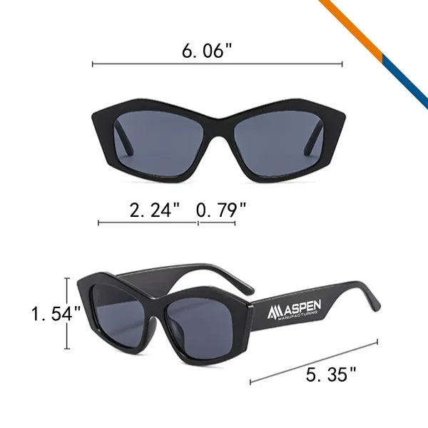 Mollie Polygon Shaped Sunglasses