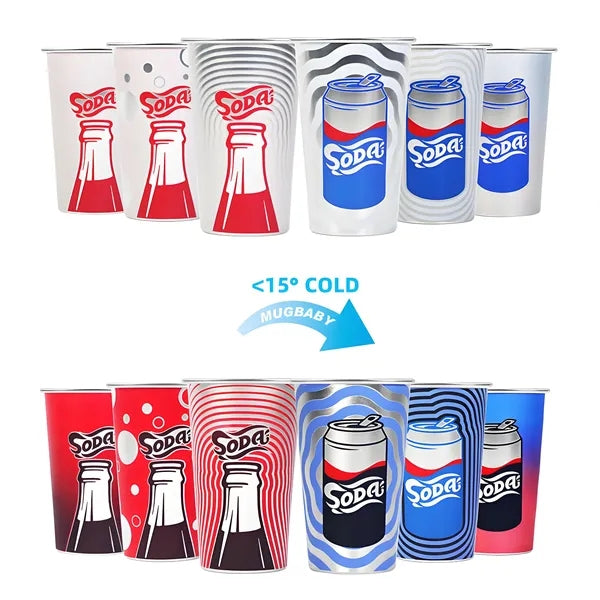 15oz Full Color Changing Aluminum Cup