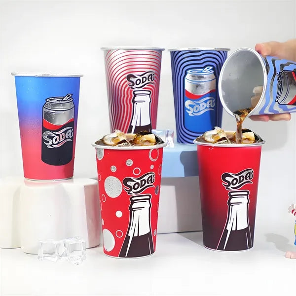 15oz Full Color Changing Aluminum Cup