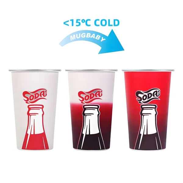 15oz Full Color Changing Aluminum Cup