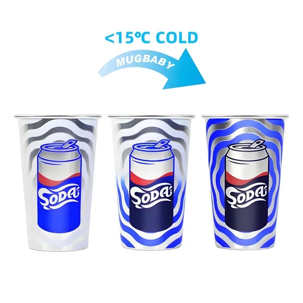 15oz Full Color Changing Aluminum Cup