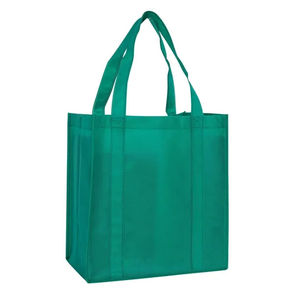 80gsm Grocery Shopping Non-Woven Tote Bag (13" x 15" x 10")