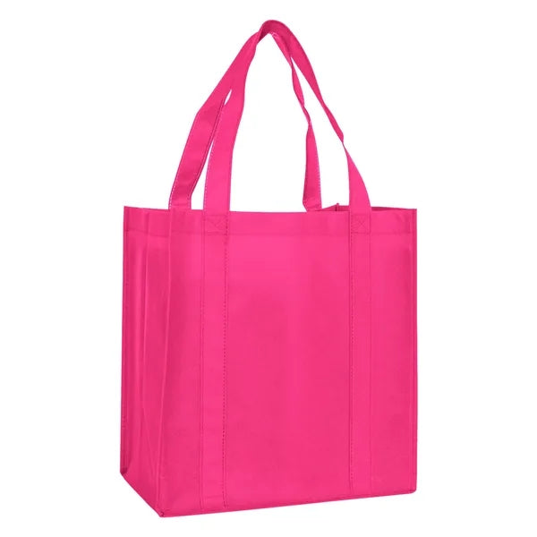 80gsm Grocery Shopping Non-Woven Tote Bag (13" x 15" x 10")