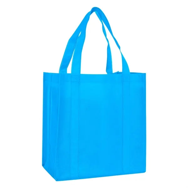 80gsm Grocery Shopping Non-Woven Tote Bag (13" x 15" x 10")