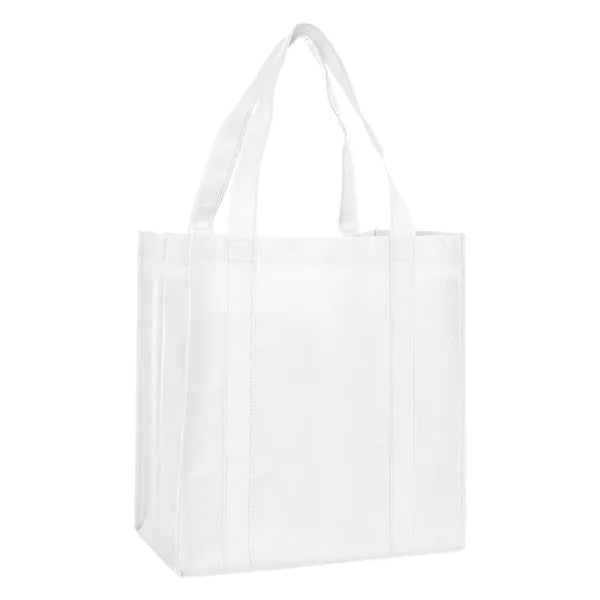 80gsm Grocery Shopping Non-Woven Tote Bag (13" x 15" x 10")