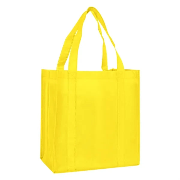 80gsm Grocery Shopping Non-Woven Tote Bag (13" x 15" x 10")