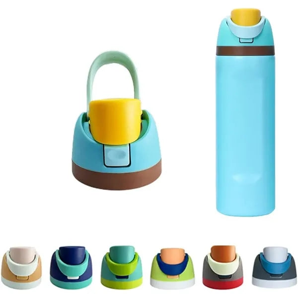24oz/32oz Insulated Water Bottles with Replacement Lid
