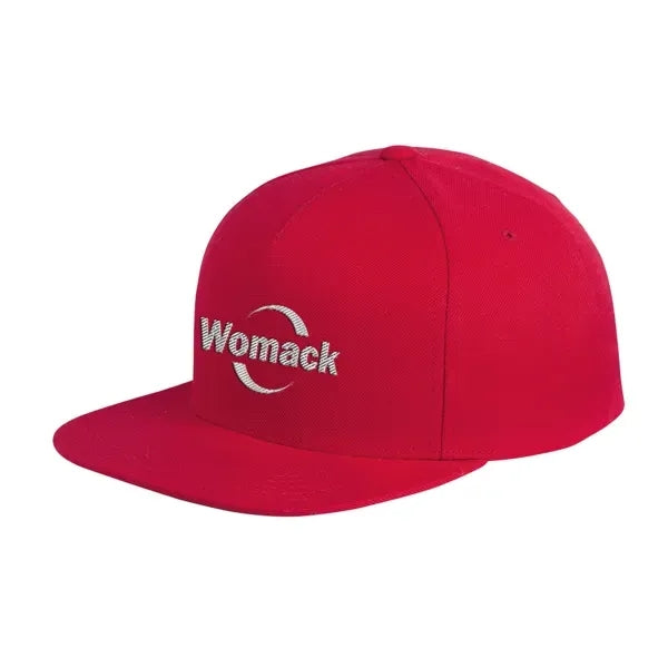 Yupoong 5-Panel Wool Blend Snapback Cap