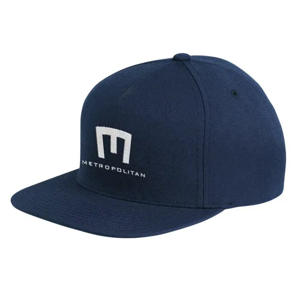 Yupoong 5-Panel Wool Blend Snapback Cap