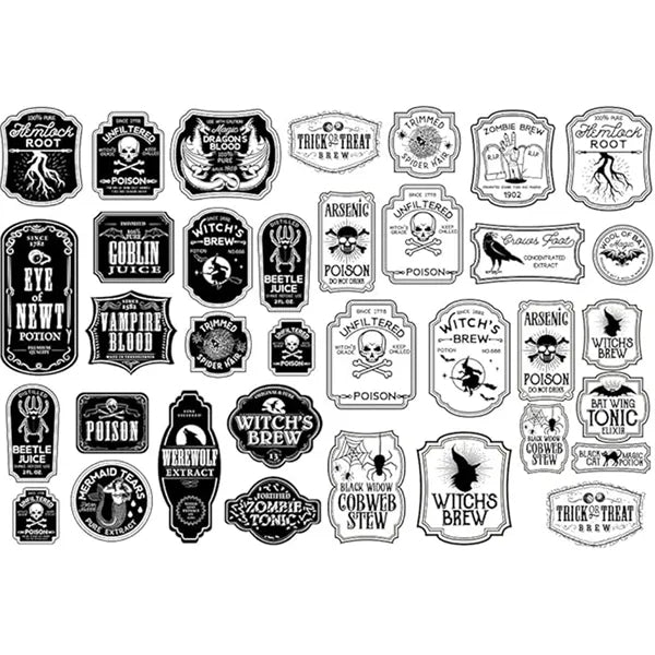 2" x 2" Round Waterproof Label Sticker