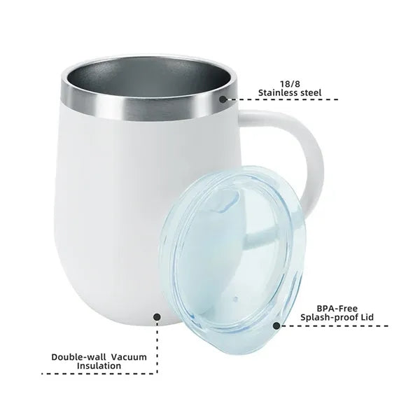12oz Egg-shaped Thermos Cup