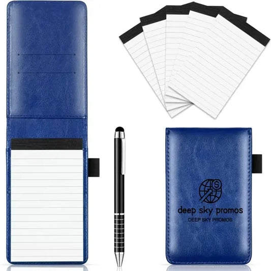 Portable Leather Cover Notebook