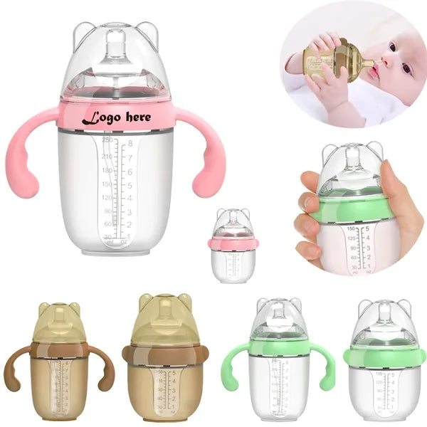 Silicone baby bottle