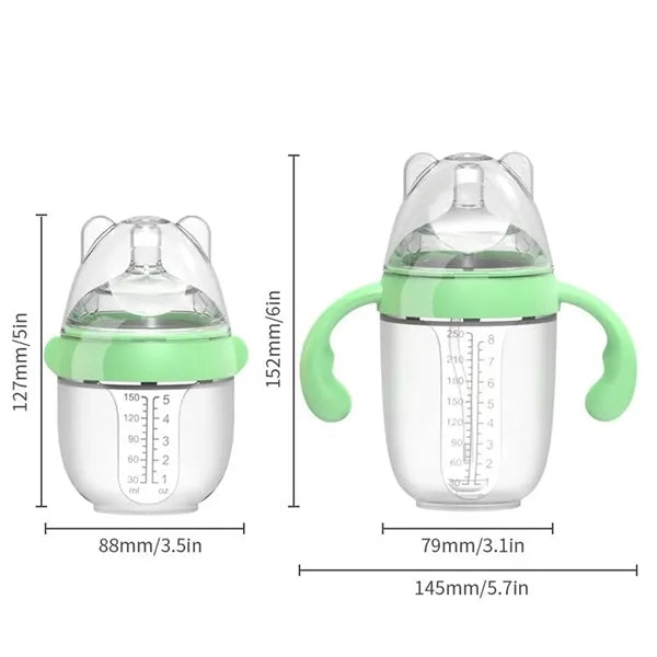 Silicone baby bottle