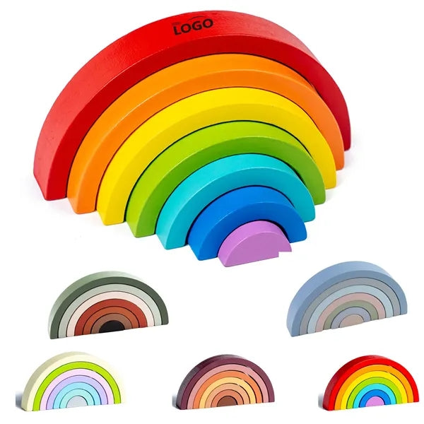 Wooden Rainbow Stacker