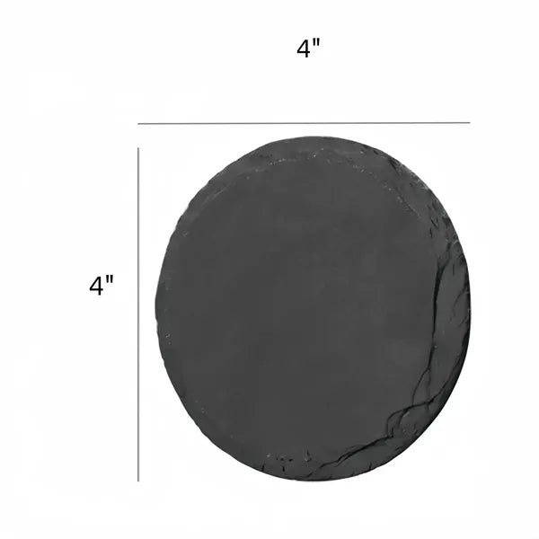 Black Slate Stone Coasters