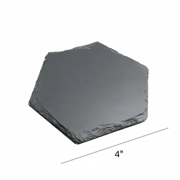 Black Slate Stone Coasters