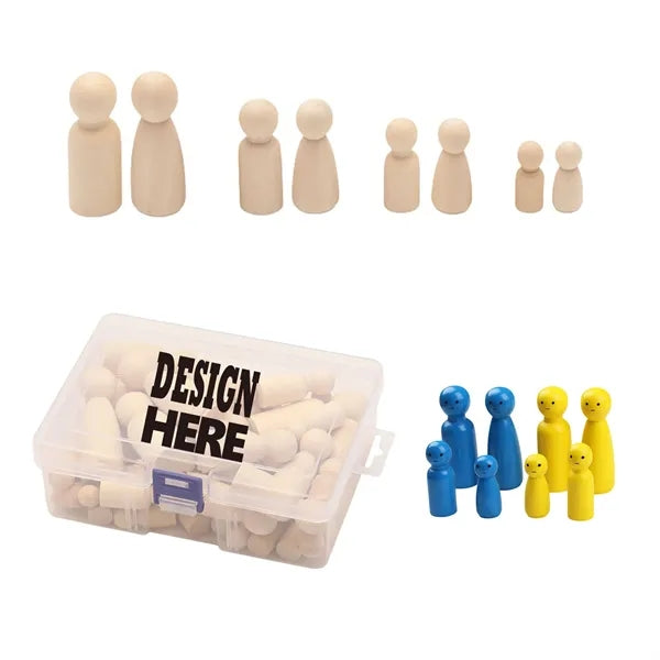 DIY Boxed Figure Children's Painted Toys Free Shipping