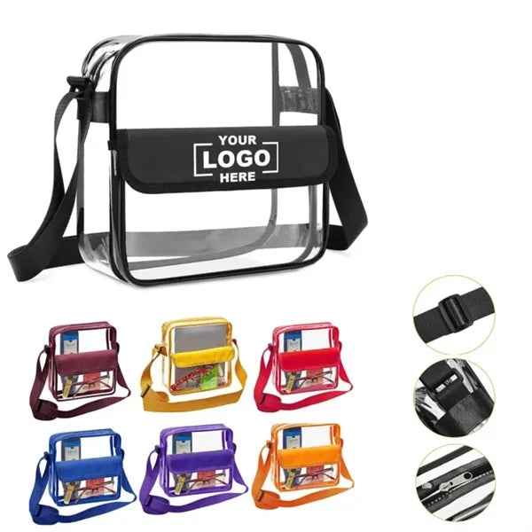 PVC Clear Fanny Pack With Front Pocket