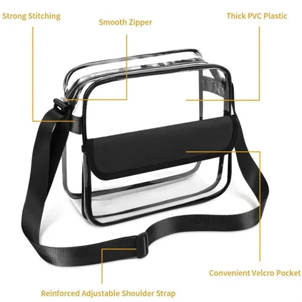 PVC Clear Fanny Pack With Front Pocket