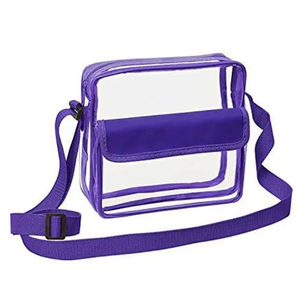 PVC Clear Fanny Pack With Front Pocket