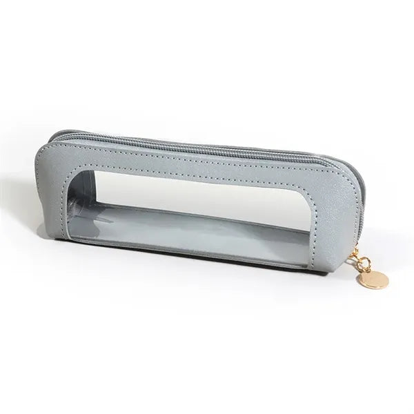 Transparent PU Pencil Case