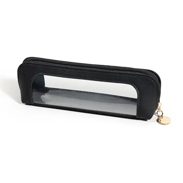 Transparent PU Pencil Case