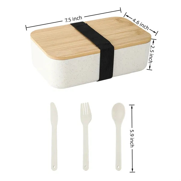 Bento Box With Bamboo Lid