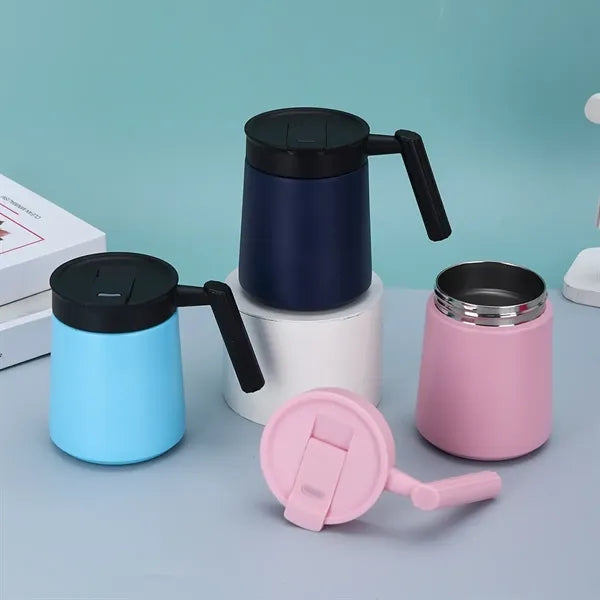 17oz Insulated Stainless Steel Travel Coffee Mug with Handle