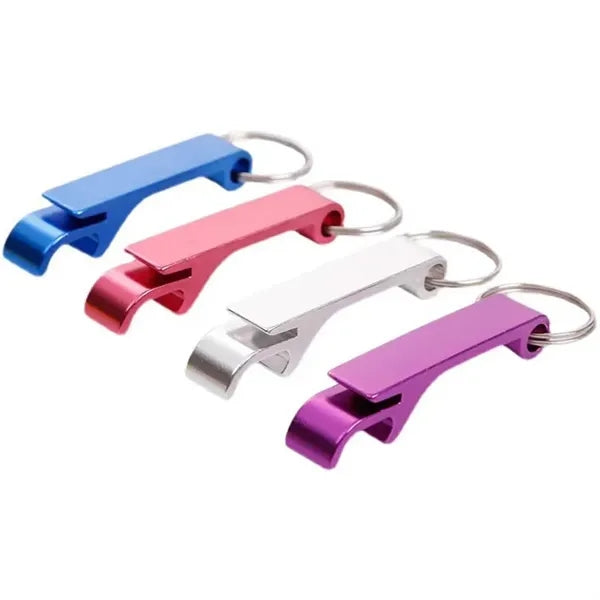 Colorful Metal Keychain Beer Bottle Openers