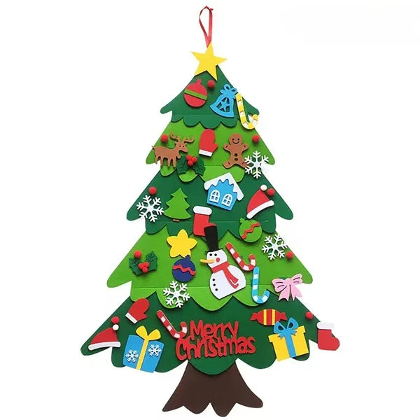 DIY Felt Christmas Tree Set