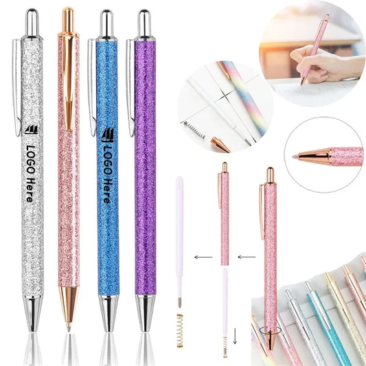 Metal Glitter Ballpoint Pens