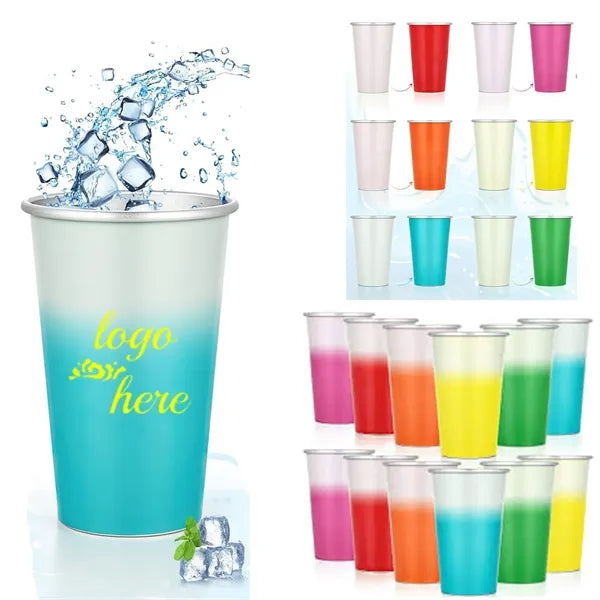 16 Oz Changing Ball Aluminum Cups
