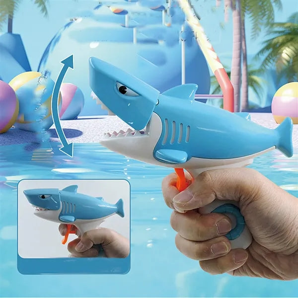 Shark-Themed Water Gun For Kids Summer Play