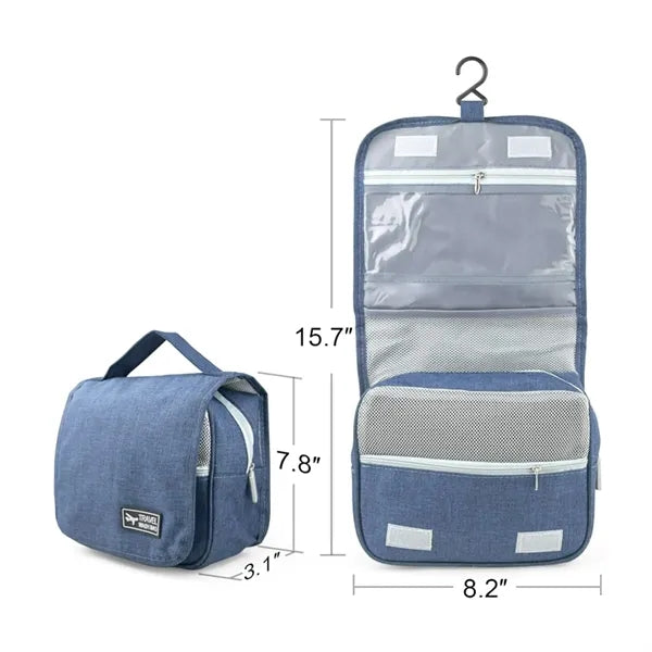 Hanging Travel Toiletry Bag with Mesh Pockets