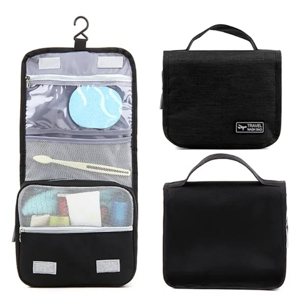 Hanging Travel Toiletry Bag with Mesh Pockets