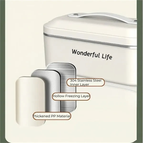 Stainless Steel No - Plug - in Cooling Fresh - keeping Box