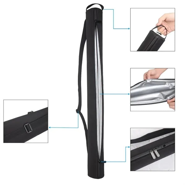 7 Cans Insulated Cooler Sleeve Bag