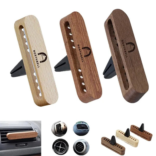 Wooden Car Aroma Diffuser Holder