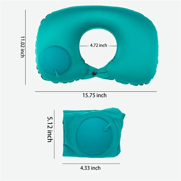 Cooling Inflatable U-Pillow