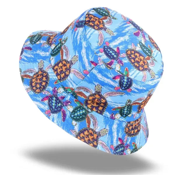 Floral Printed Hawaiian Fisherman Bucket Hat