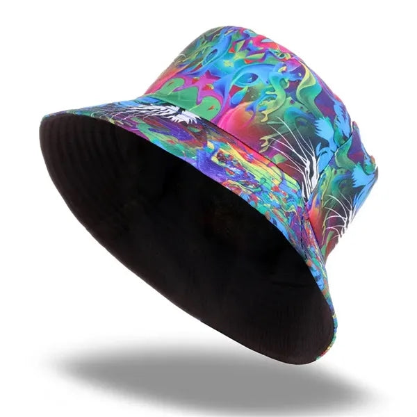 Floral Printed Hawaiian Fisherman Bucket Hat