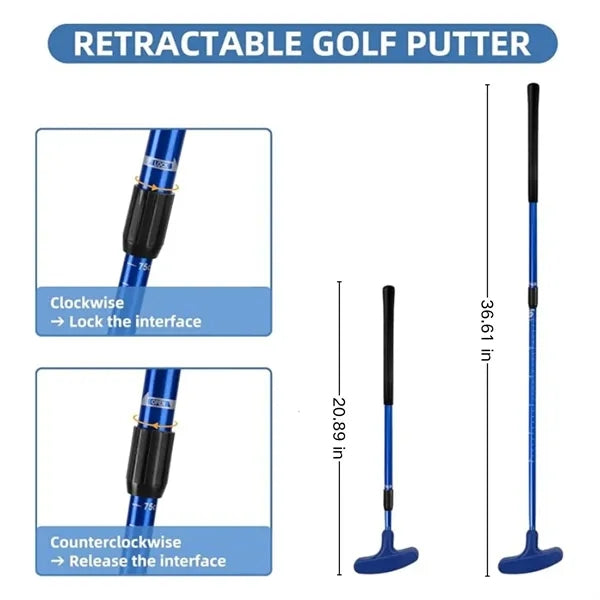 Retractable Golf Putter