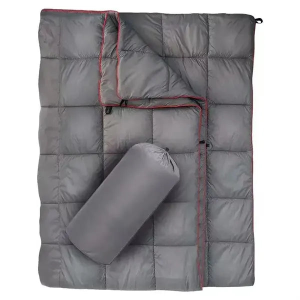 Outdoor waterproof down gravity blanket