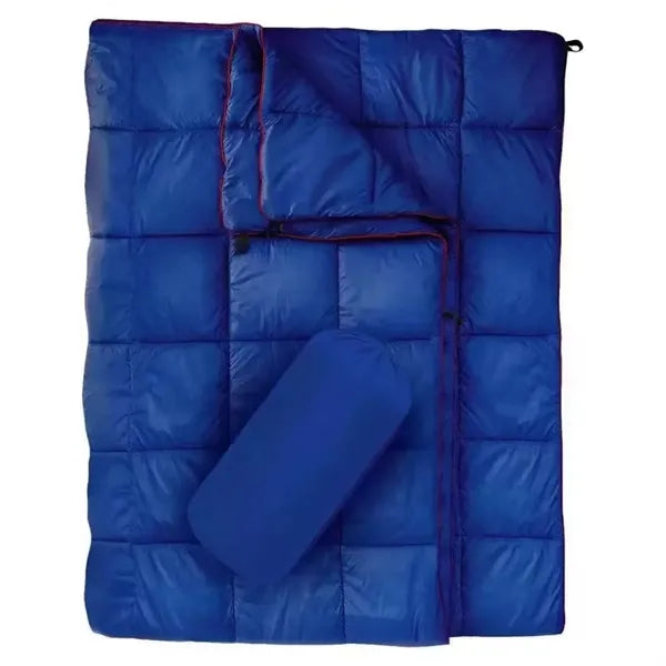 Outdoor waterproof down gravity blanket